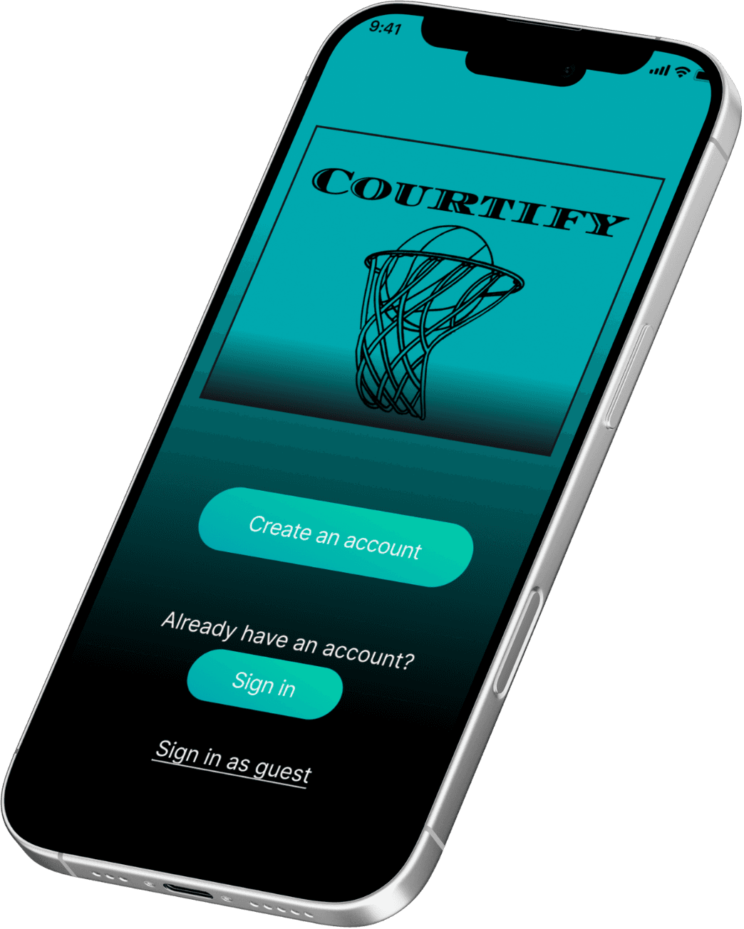 Courtify hero preview